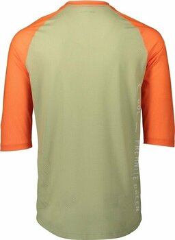 Cykeltrøje POC MTB Pure 3/4 Jersey Jersey Prehnite Green/Zink Orange S - 2