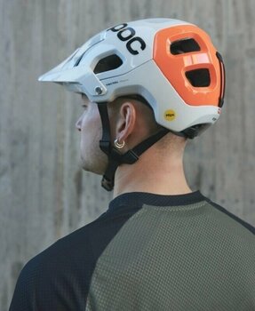 Bike Helmet POC Tectal Race MIPS NFC Hydrogen White/Fluorescent Orange 51-54 Bike Helmet - 6