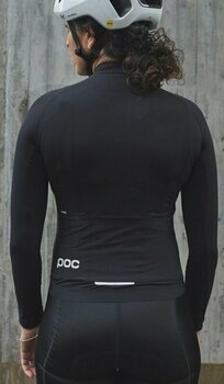 Odzież kolarska / koszulka POC Ambient Thermal Women's Jersey Uranium Black M - 4