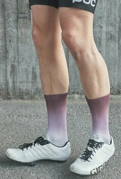 Cykelstrømper POC Essential Print Long Sock Garnet Red L Cykelstrømper - 3