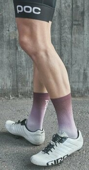 Cykelstrømper POC Essential Print Long Sock Garnet Red L Cykelstrømper - 4