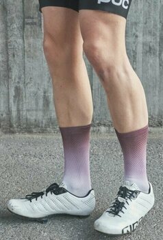 Kolesarske nogavice POC Essential Print Long Sock Garnet Red S Kolesarske nogavice - 3