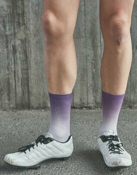 Cykelstrømper POC Essential Print Long Sock Sapphire Purple L Cykelstrømper - 3