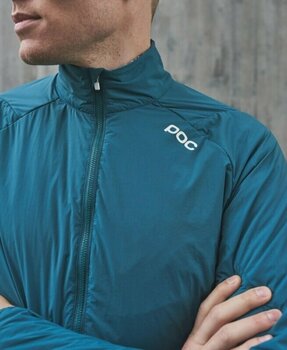 Kerékpár kabát, mellény POC Pro Thermal Jacket Dioptase Blue L Kabát - 4