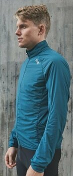 Fietsjack, vest POC Pro Thermal Jacket Dioptase Blue L Jasje - 5