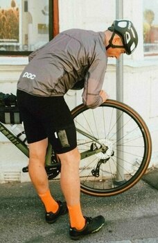 Cykelstrømper POC Fluo Sock Fluorescent Orange M Cykelstrømper - 3