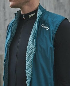 Cycling Jacket, Vest POC Pro Thermal Vest Dioptase Blue L Vest - 3