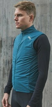 Cykeljakke, vest POC Pro Thermal Vest Vest Dioptase Blue XL - 6
