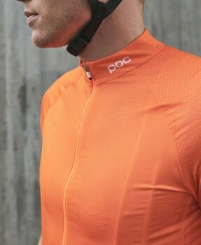 Cykeltrøje POC Essential Road Jersey Jersey Zink Orange L - 3