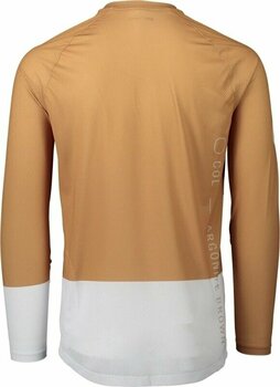 Cykeltrøje POC MTB Pure LS Jersey Jersey Aragonite Brown/Hydrogen White XL - 2