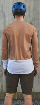 Cykeltrøje POC MTB Pure LS Jersey Jersey Aragonite Brown/Hydrogen White XL - 6