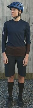 Cykeltrøje POC MTB Pure LS Women's Jersey Jersey Turmaline Navy/Axinite Brown M - 4