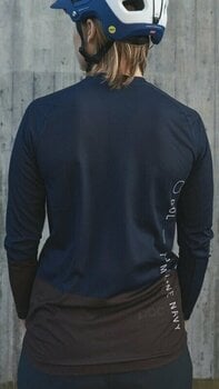 Cykeltrøje POC MTB Pure LS Women's Jersey Jersey Turmaline Navy/Axinite Brown M - 5