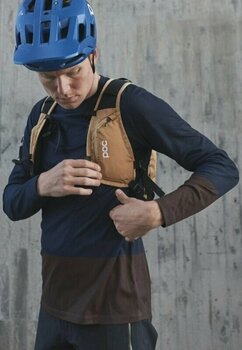 Cykeltrøje POC MTB Pure LS Jersey Jersey Turmaline Navy/Axinite Brown XL - 3