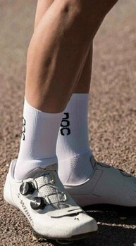 Kerékpáros zoknik POC Soleus Lite Long Sock Hydrogen White L Kerékpáros zoknik - 3