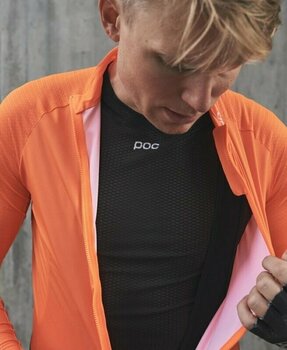 Cykeltrøje POC Essential Road LS Jersey Jersey Zink Orange M - 3