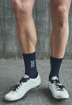 Cycling Socks POC Soleus Lite Mid Sock Turmaline Navy L Cycling Socks - 4