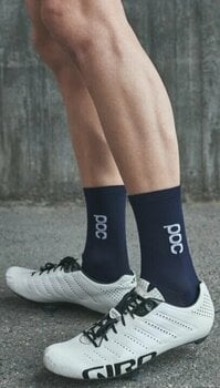Cyklo ponožky POC Soleus Lite Mid Sock Turmaline Navy L Cyklo ponožky - 5