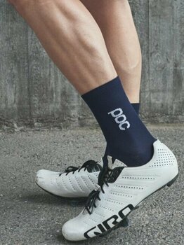 Cykelstrømper POC Soleus Lite Mid Sock Turmaline Navy S Cykelstrømper - 3