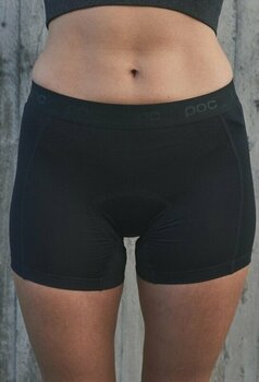 Pantaloncini e pantaloni da ciclismo POC Re-cycle Women's Boxer Uranium Black L Pantaloncini e pantaloni da ciclismo - 5
