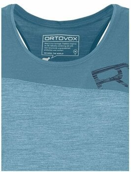 T-shirt outdoor Ortovox 150 Cool Logo Top W Light Blue S T-shirt outdoor - 2