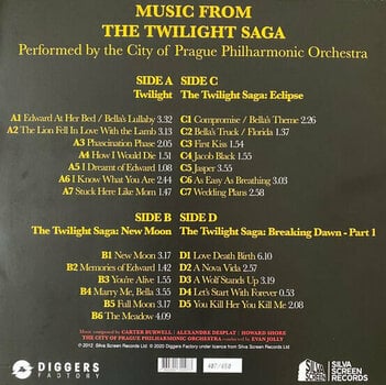 Disque vinyle The City Of Prague Philharmonic Orchestra - Music From The Twilight Movies (LP Set) - 2