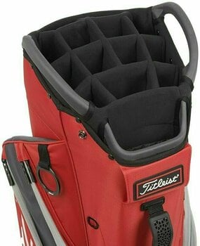 Golfbag Titleist Cart 14 Dark Red/Graphite/Grey Golfbag - 3