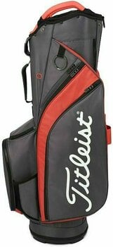 Golfbag Titleist Cart 14 Graphite/Island Red/Black Golfbag - 2