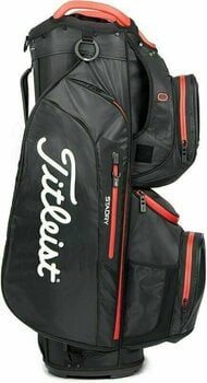 Golfbag Titleist Cart 15 StaDry Black/Black/Red Golfbag - 2