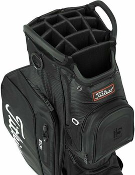 Golf Bag Titleist Cart 15 StaDry Black/Black/Red Golf Bag - 6