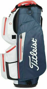 Golf Bag Titleist Cart 15 StaDry Navy/White/Red Golf Bag - 3