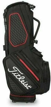 Borsa da golf Stand Bag Titleist Jet Black Premium StaDry Black/Black/Red Borsa da golf Stand Bag - 2