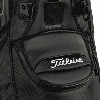 Golfbag Titleist Jet Black Premium StaDry Black/Black/Red Golfbag - 4