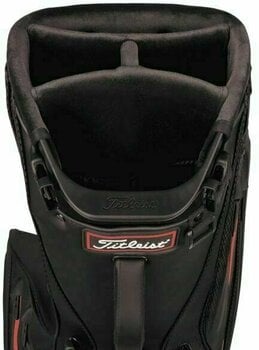 Golfbag Titleist Jet Black Premium StaDry Black/Black/Red Golfbag - 5