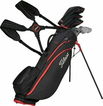 Чантa за голф Titleist Players 4 Carbon S Black/Black/Red Чантa за голф - 2
