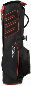 Golfbag Titleist Players 4 Carbon S Black/Black/Red Golfbag - 4