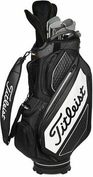 Golf Bag Titleist Tour Series Premium StaDry Cart Black/White Golf Bag - 2