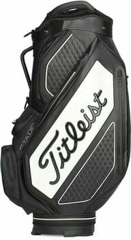 Golfbag Titleist Tour Series Premium StaDry Cart Black/White Golfbag - 4