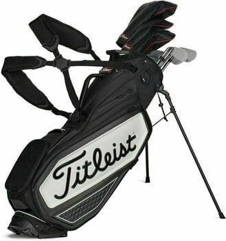 Saco de golfe Titleist Tour Series Premium Black/White Saco de golfe - 2