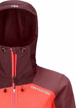 Outdoor Jacket Ortovox Westalpen Softshell Jacket W Coral S Outdoor Jacket - 2