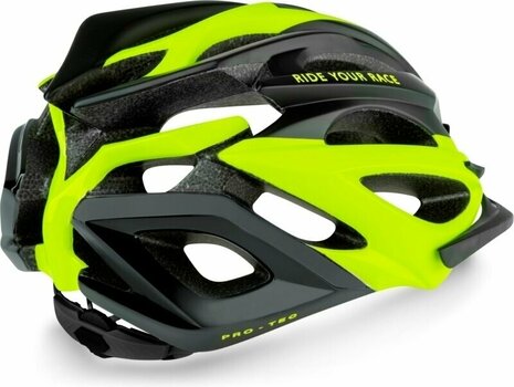 Cykelhjelm R2 Pro-Tec Helmet Black/Fluo Yellow M Cykelhjelm - 2