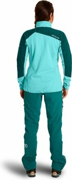Giacca outdoor Ortovox Westalpen Swisswool Hybrid Jacket W Pacific Green L Giacca outdoor - 4