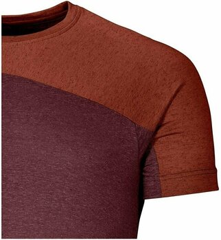 Koszula outdoorowa Ortovox 170 Cool Horizontal T-Shirt M Winetasting Blend XL Podkoszulek - 2