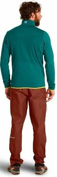 Pulover na prostem Ortovox Fleece Grid Jacket M Pacific Green 2XL Pulover na prostem - 4