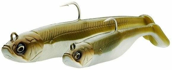 Isca flexível Savage Gear Savage Minnow Khaki 10 cm 20 g - 3