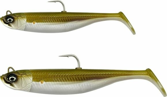 Rubber kunstaas Savage Gear Savage Minnow White Pearl Silver 12,5 cm 35 g - 2