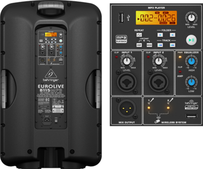 Aktívny reprobox Behringer B115MP3 Aktívny reprobox - 3