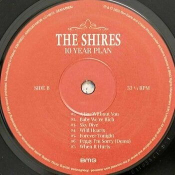 Vinyl Record The Shires - 10 Years Plan (LP) - 3