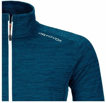 Sweat à capuche outdoor Ortovox Fleece Light Jacket M Petrol Blue Blend L Sweat à capuche outdoor - 2