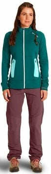 Bluza outdoorowa Ortovox Fleece Light Jacket W Pacific Green L Bluza outdoorowa - 5